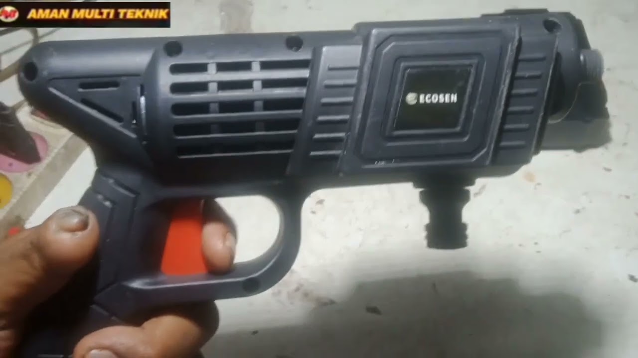 Cara perbaiki jet cleaner mati total,baterai tidak bisa di cas