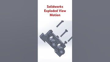 Solidworks Exploded View Assembly #cad #solidworks #motion #3d #anime