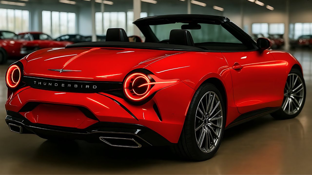 2026 Ford Thunderbird Convertible Is Here - Retro Style Meets Futuristic Tech!