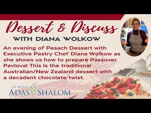 Dessert & Discuss with Diana Wolkow