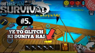 Ocean Survival - #5 Ye to glitch ka bhandar hai (unlimited exp and tools) || in hindi || screenshot 5