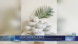 Love's powdered donuts have hit the shelves of Costco