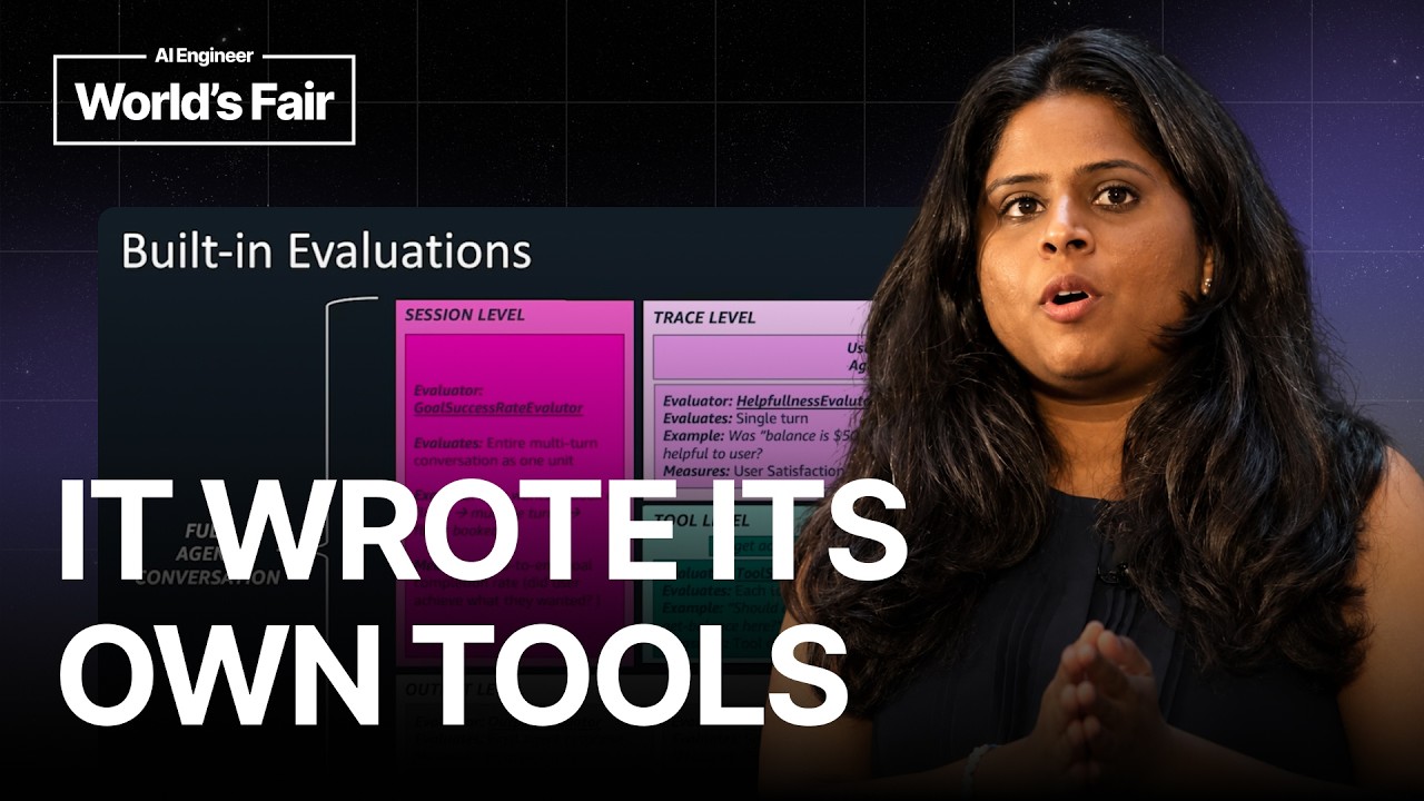 Agents That Write Their Own Tools at Runtime — Sandhya Subramani, AWS thumbnail