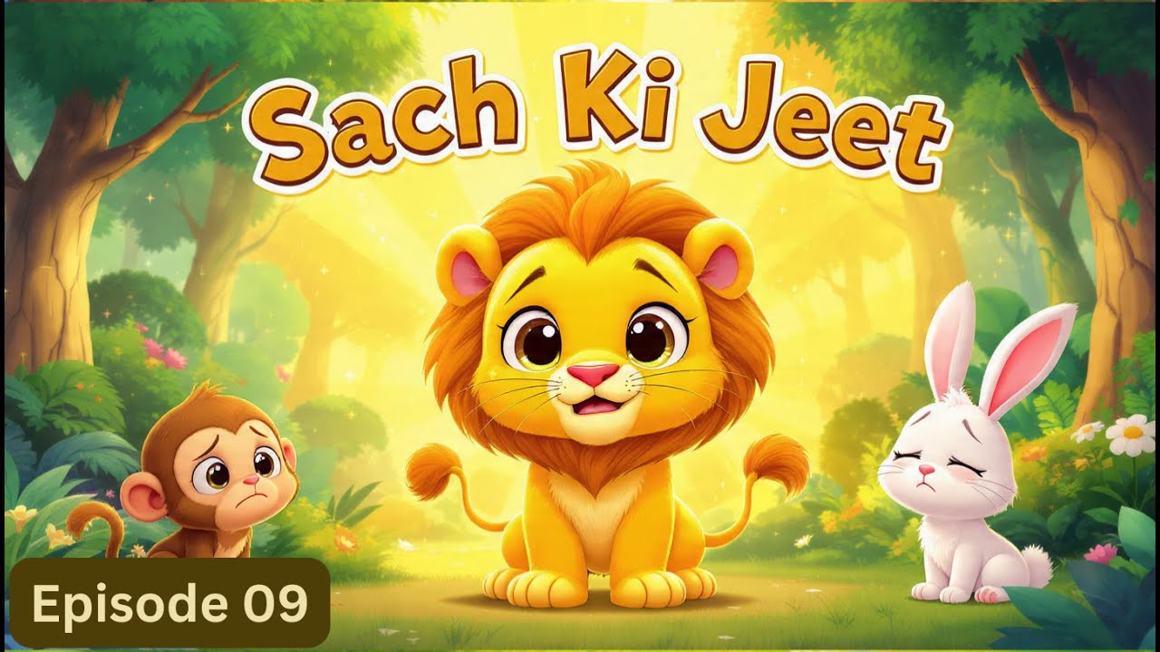 Sach Ki Jeet | Chhota Sher Moral Story Hindi | Chhote Sher Ki Kahani EP-09