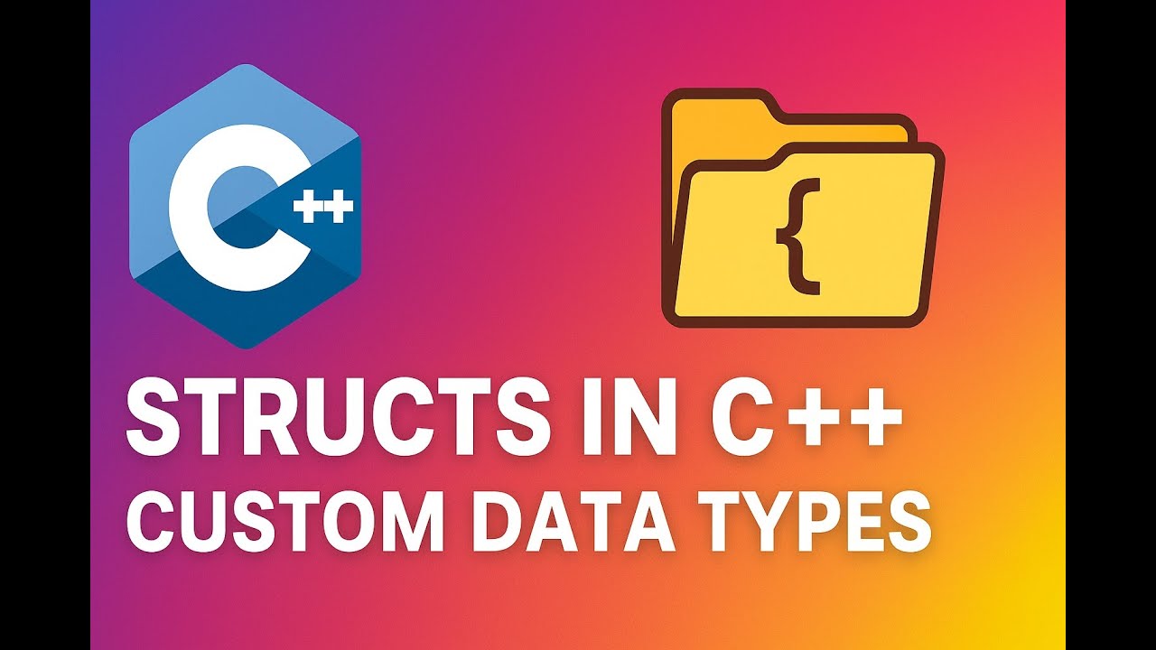 Structs in C++ – Custom Data Types Explained + Live Coding Demo 💼 - YouTube