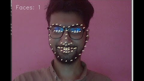 Real Time Facial Landmark Detection using OpenCV