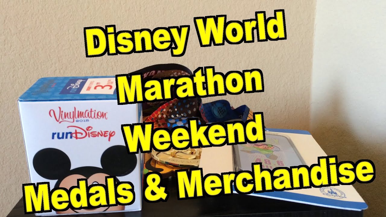 Walt Disney World Marathon Weekend Medals & Merchandise