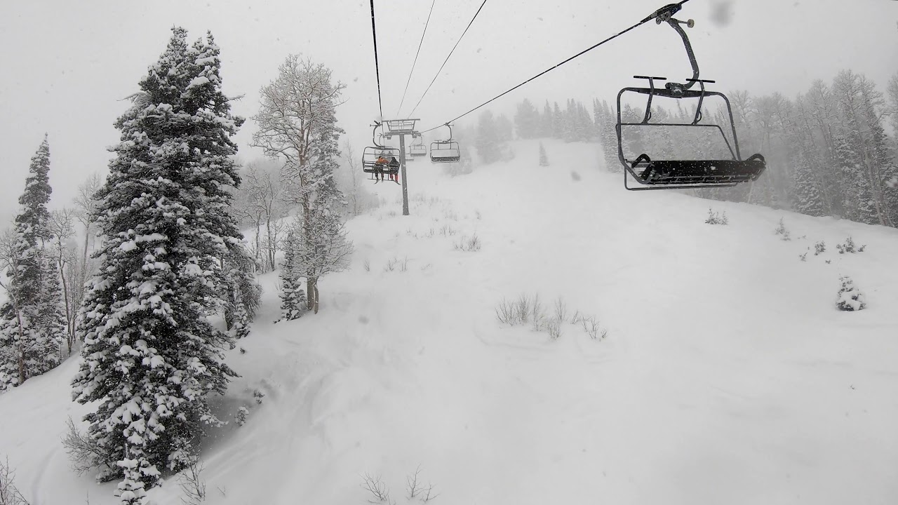 Red Cloud lift at Deer Valley, 12 January 2020