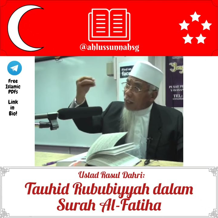 Ustad Rasul Dahri - Tauhid Ar Rububiyyah dalam Surah Al-Fatiha #1