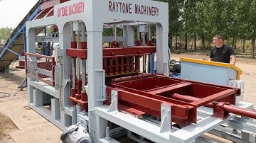 QT4-18  automatic machine for pavers bricks making with color surface