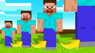 Information EVERY STEP Makes You TALLER In MINECRAFT! Guide