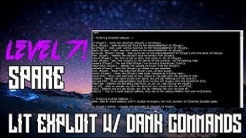 OMFG✅NEW HACK EXPOIT✅ SPARE   LIT EXPLOIT W/  DANK COMMANDS