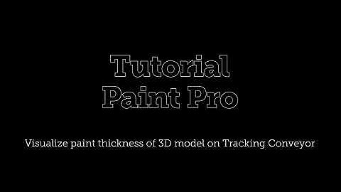 Simulating the paint spraying process in FANUC PaintPRO