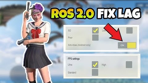 HOW TO FIX LAG IN ROS MOBILE / ROS 2.0 FIX LAG / RULES OF SURVIVAL