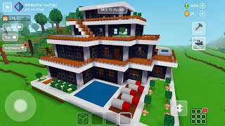 Block Craft 3D: Crafting Gameplay #4936 | Modern Villa 🏠  screenshot 4