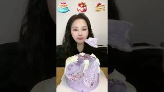 Asmr🍰Eating 🍰Happiness is a forkful of creamy cake #ASMR screenshot 4