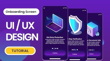 3D Onboarding Screen UI Design In Adobe XD | UI UX Design Tutorial .