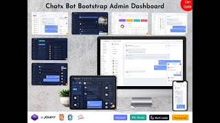 Chatbot RTL Dark Dashboard WebApp Ui Kit Bootstrap 5 Admin Templates