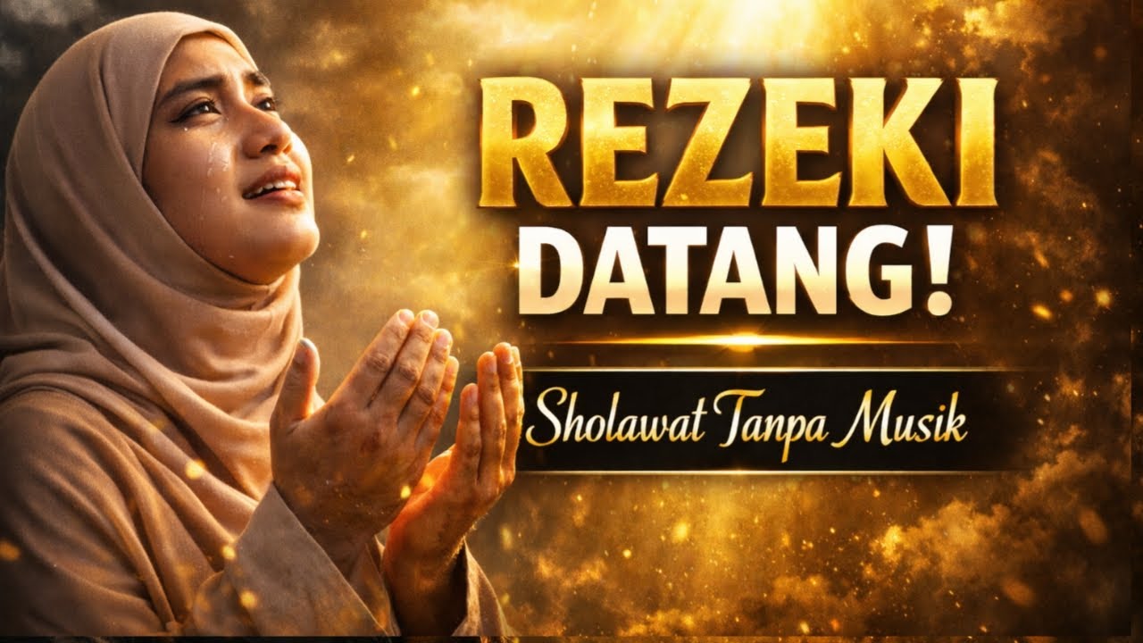 Sholawat Tanpa Musik Full 1 Jam, Terapi Hati Gelisah, Pelancar Rezeki, Hutang Lunas & Badan Sehat