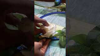 Watch me make these floral hoop bouquets  #shorts #wedding #hoops #flowers #diy #bouquet #summer