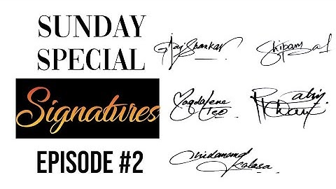 ✅ A to Z Signatures | A to Z signature styles | special signatures | signatures