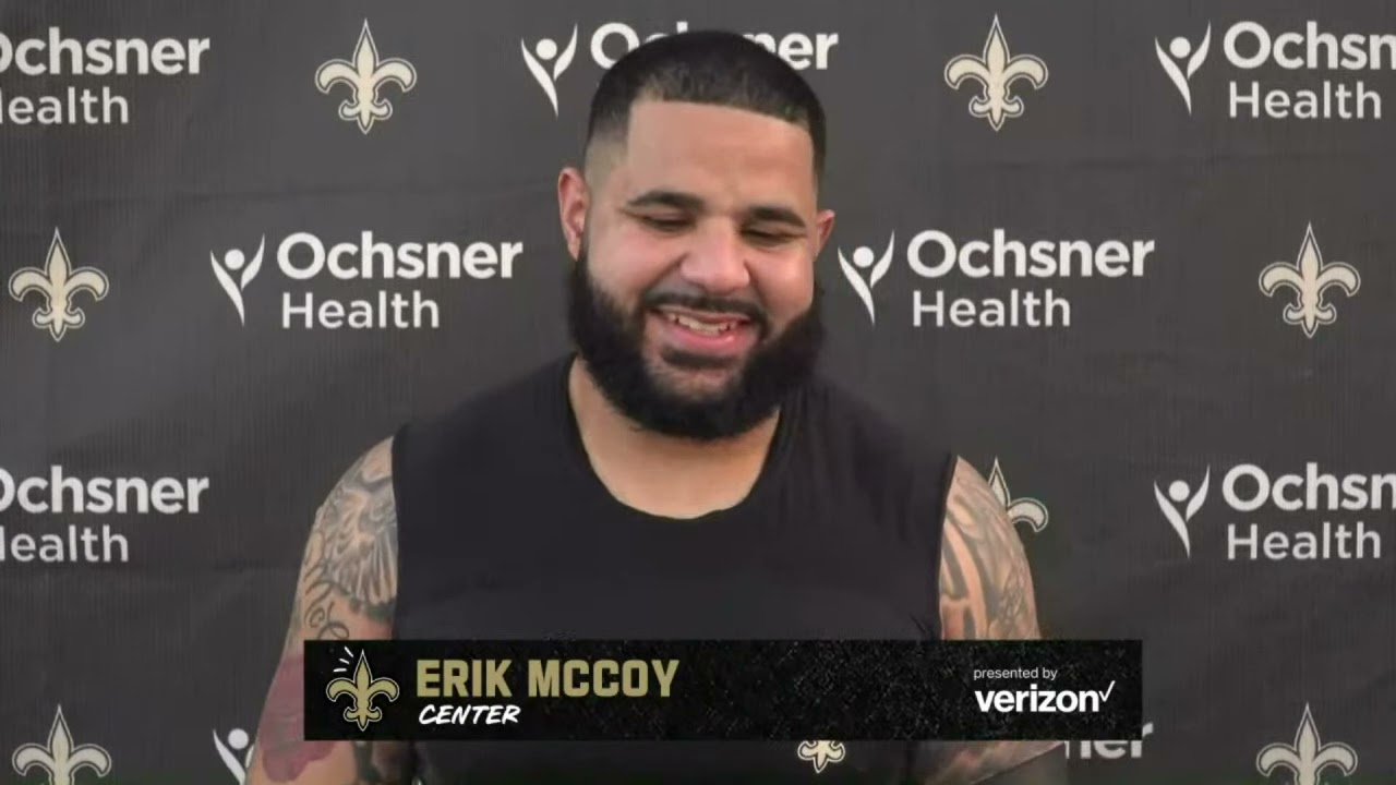Erik McCoy on Ian Book, roster rotations | Saints Practice 12/24/21