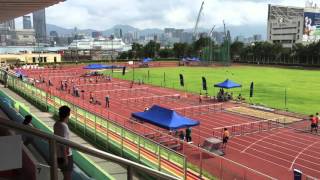 香港田徑錦標賽2016 男子110米欄決賽(張宏峰)