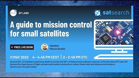 A guide to mission control for small satellites