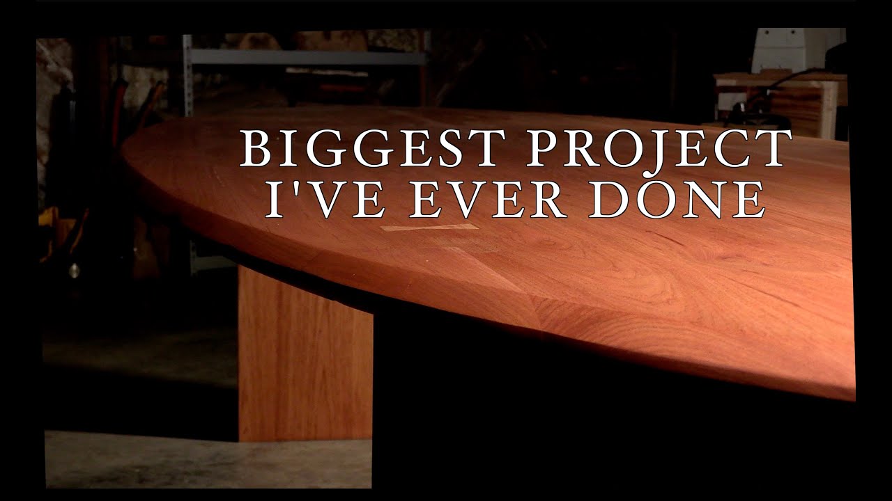 Building A Huge Conference Table - Hand Cut Joinery
