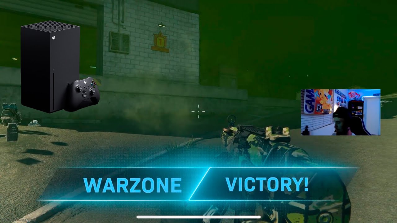 playing WARZONE REBIRTH on XBOX SERIES X (120fps) 