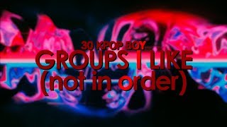 30 Kpop Boy Bands I Like