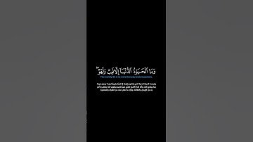 سورة الأنعام:الآية[٣٢]#القرآن_الكريم #الفرقان #سورة_الأنعام #ياسر_الدوسري #القران_الكريم #قران_كريم