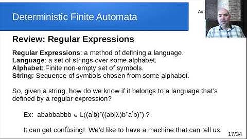 ETEC3402 - Class 8 - Deterministic Finite Automata