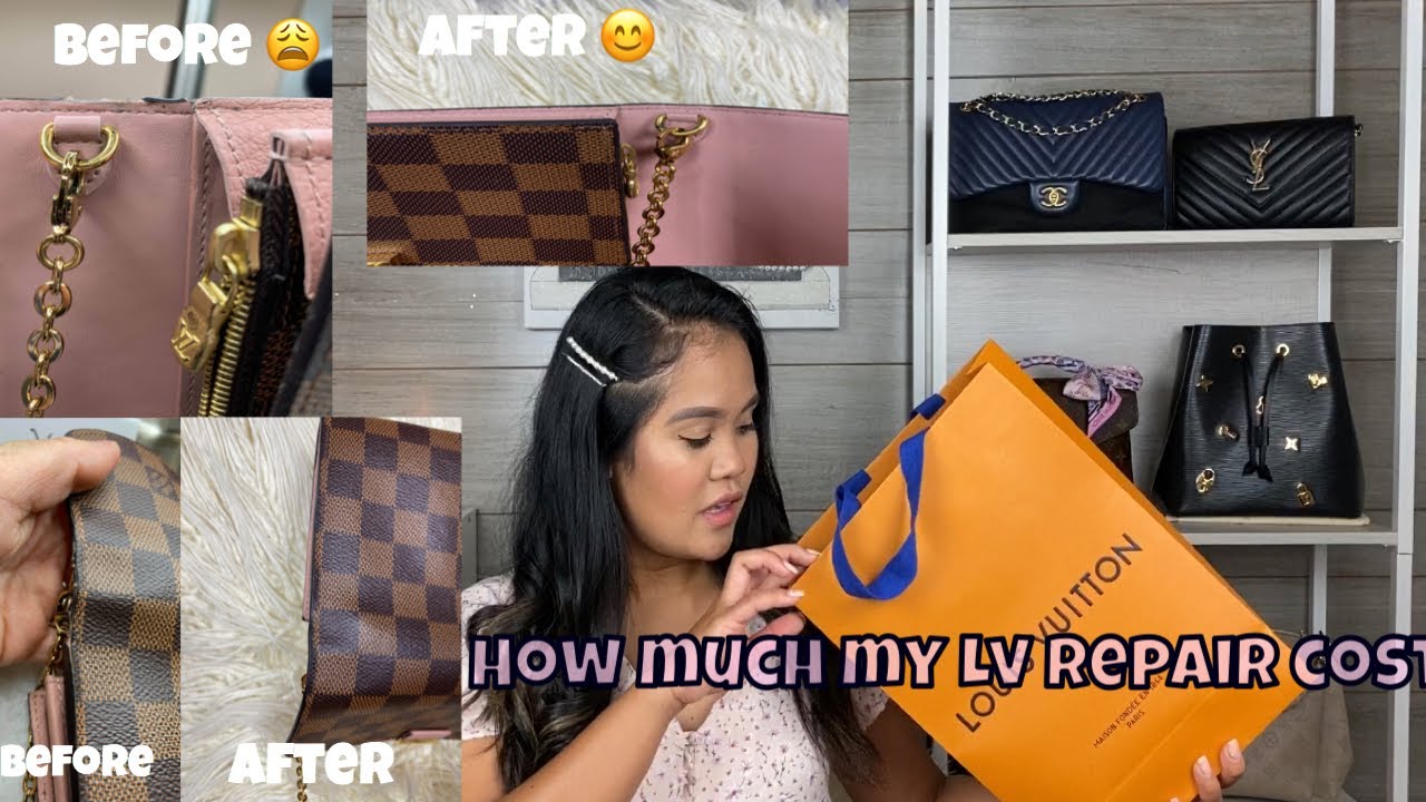 My experience with a Louis Vuitton repair | how much my Lv’s repair cost | Melit Estremos - YouTube