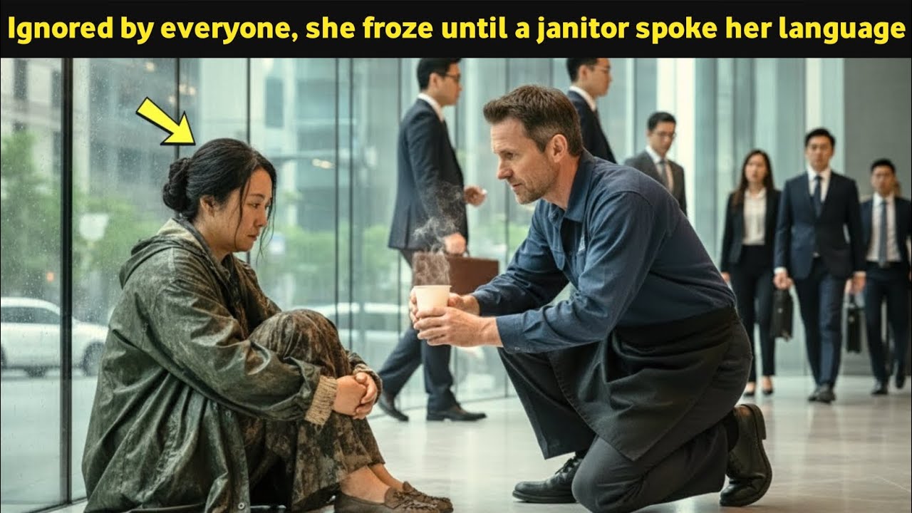 No One Helped the Chinese Billionaire—Until the Janitor Greeted Her in Chiness everyone was shocked.
