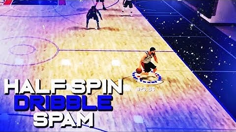 *NEW* HALF SPIN DRIBBLE SPAM ON NBA 2K20 | BECOME AN ISO GOD WITH THIS | NBA 2K20 DRIBBLE TUTORIAL