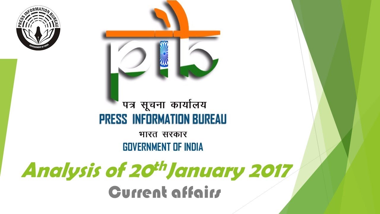 Daily Analysis of PIB-20th Jan