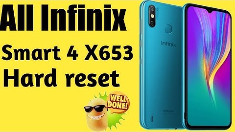 Infinix Smart 4 X653 Hard Reset Remove Pin,Pattern Or Password