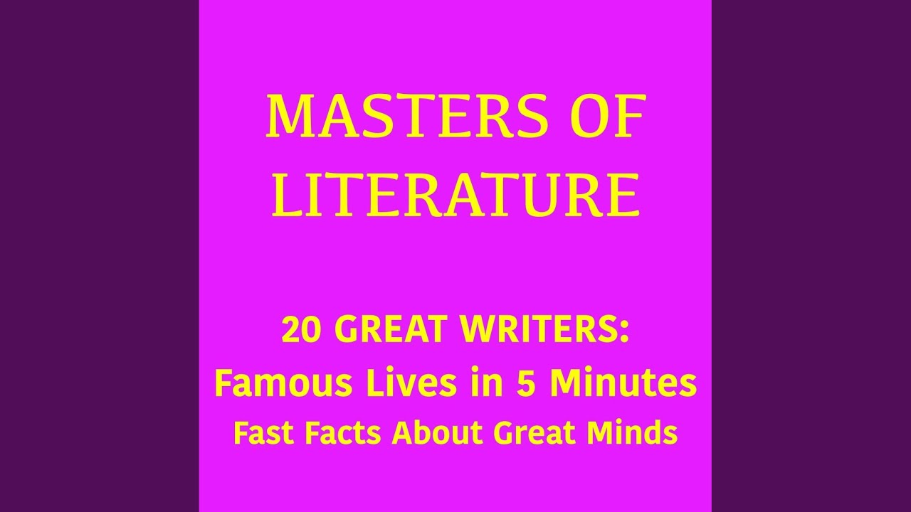 Edgar Allan Poe: A Short Biography (5 Minute Biographies).3 - Masters of Literature - 20 Great...
