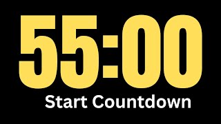55 Minute Timer │ Countdown Timer 55 Minute │ Silent Timer