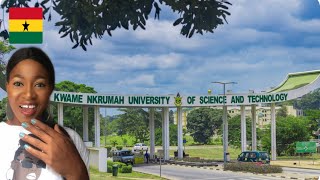 THIS IS THE BIGGEST AND MOST BEAUTIFUL UNIVERSITY CAMPUS  IN AFRICA LOCATED IN KUMASI 🇬🇭