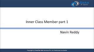 Java Inner Class Member Part-1