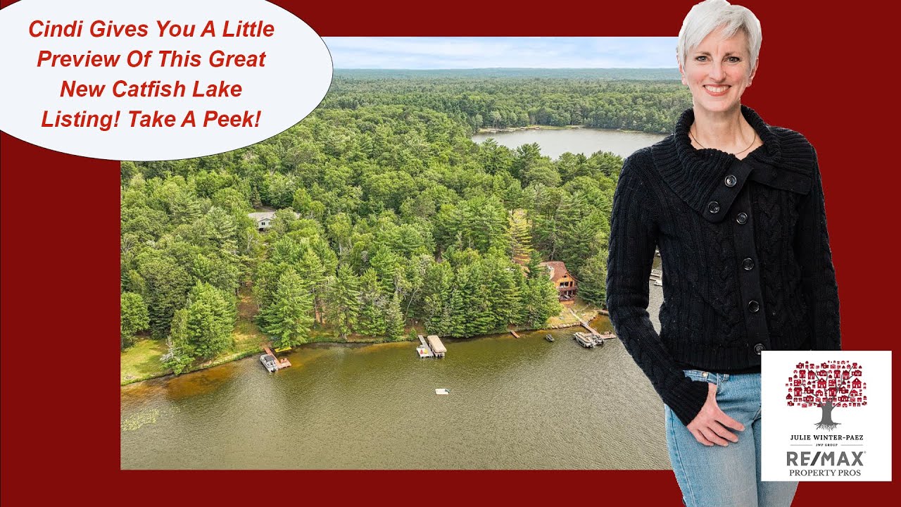 Take A Tour Of This Great Catfish Lake Listing In Up North Wi! YouTube