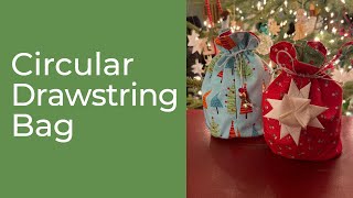 Circular Drawstring Bags
