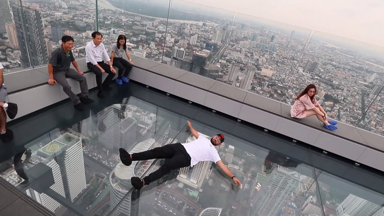 Glass Floor In Bangkok King Power Mahanakhon Tower YouTube Glass Floor In Bangkok King Power Mahanakhon Tower YouTube