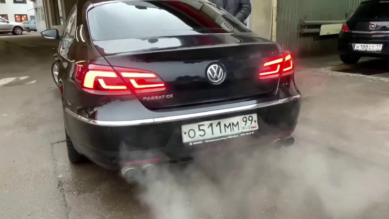 Выхлоп passat cc