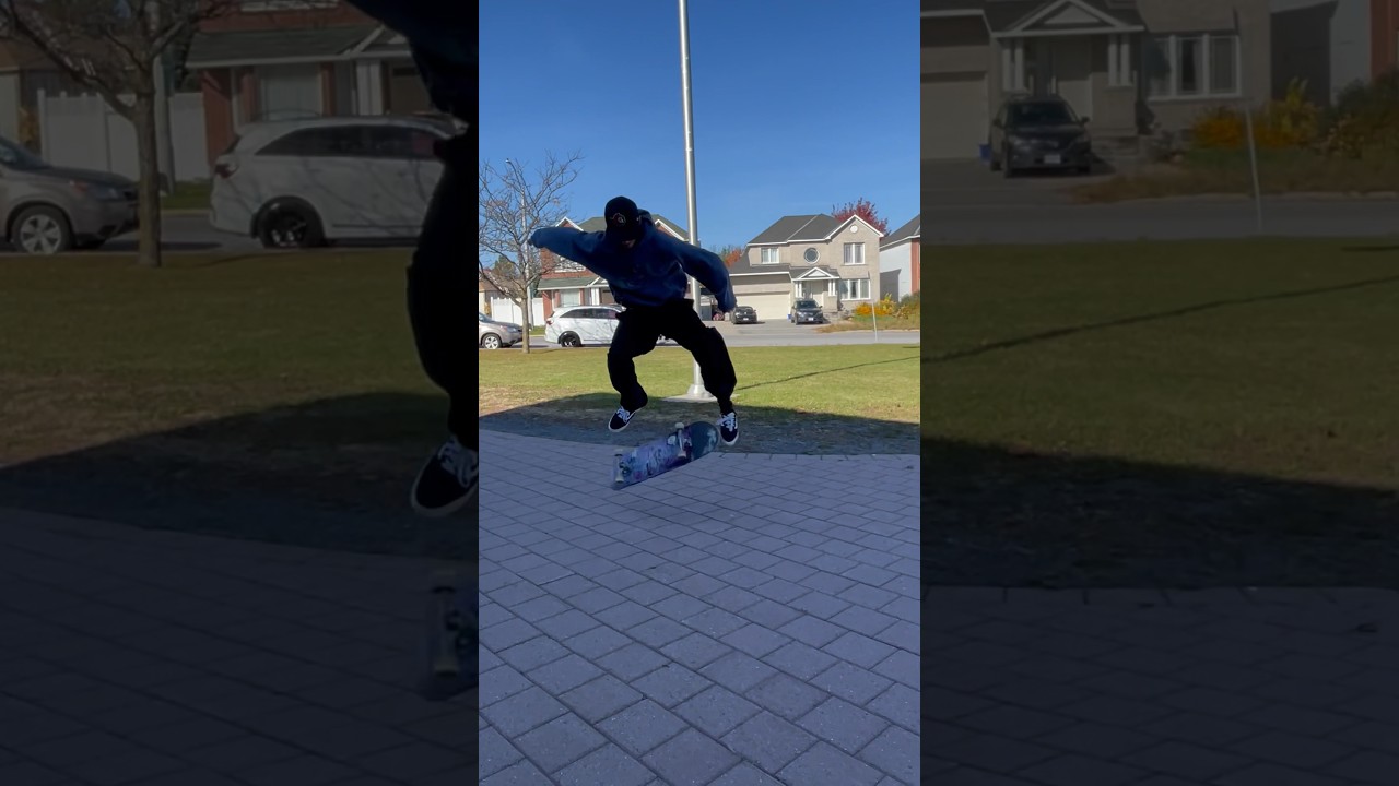 Kickflip and a backside 180 