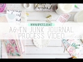 A6 traveler's notebook junk journal process | hip kit club