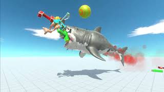 Crypto Bros Take On The Deep Blue 2 Vs 1 Shark Showdown Animal Revolt Battle Simulator 2024