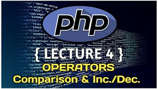 Php Tutorial for Beginners- 4 in Hindi with MySQL operators comparision increment decrement operator